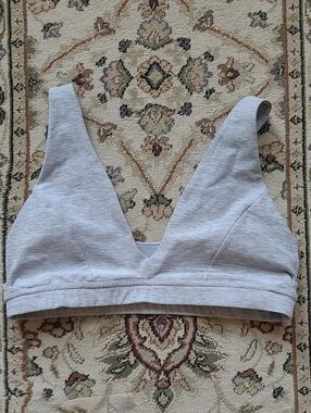 Athleta Light Gray Sports Bralette